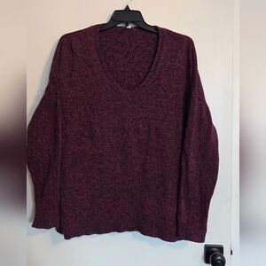 GAP  XL Women's V-Neck Sweater - Maroon